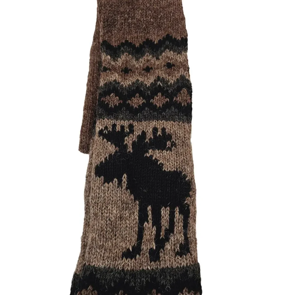 Kyber Outerwear Wool Scarf Unisex Wildlife Outdoor Moose 66